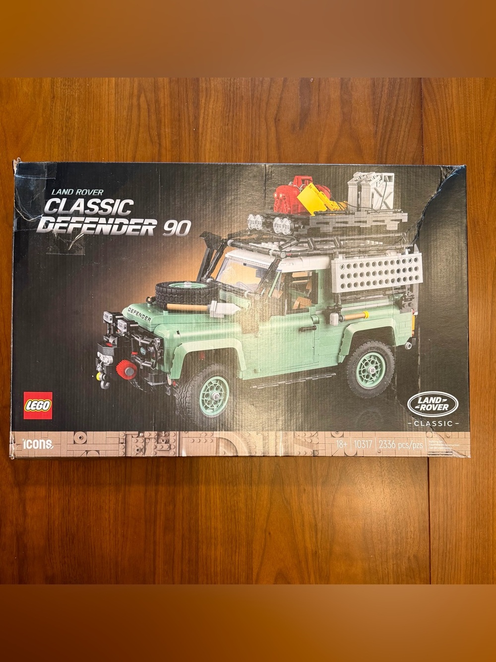 LEGO Icons Land Rover Classic Defender 90 10317 Model Car Building Set